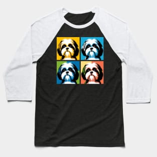 Shih Tzu Pop Art - Dog Lover Gifts Baseball T-Shirt